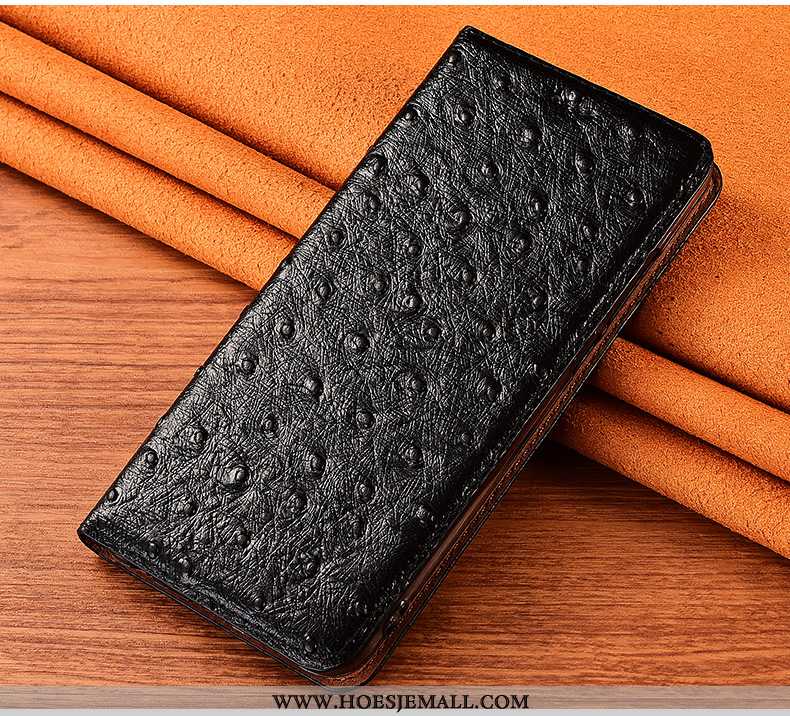 Hoes Xiaomi Mi 9 Se Zacht Siliconen Hoesje Pas Echt Leer Folio Patroon Zwarte