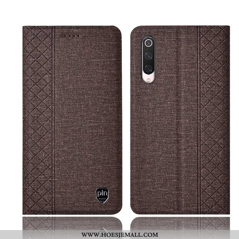 Hoesje Xiaomi Mi 9 Se Leren Bescherming Mini Mobiele Telefoon Folio All Inclusive Katoen En Linnen G