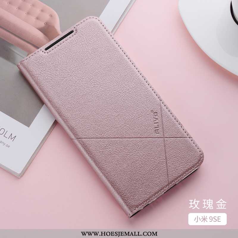 Hoes Xiaomi Mi 9 Se Siliconen Bescherming Patroon Zacht All Inclusive Mini Hoesje Bruin