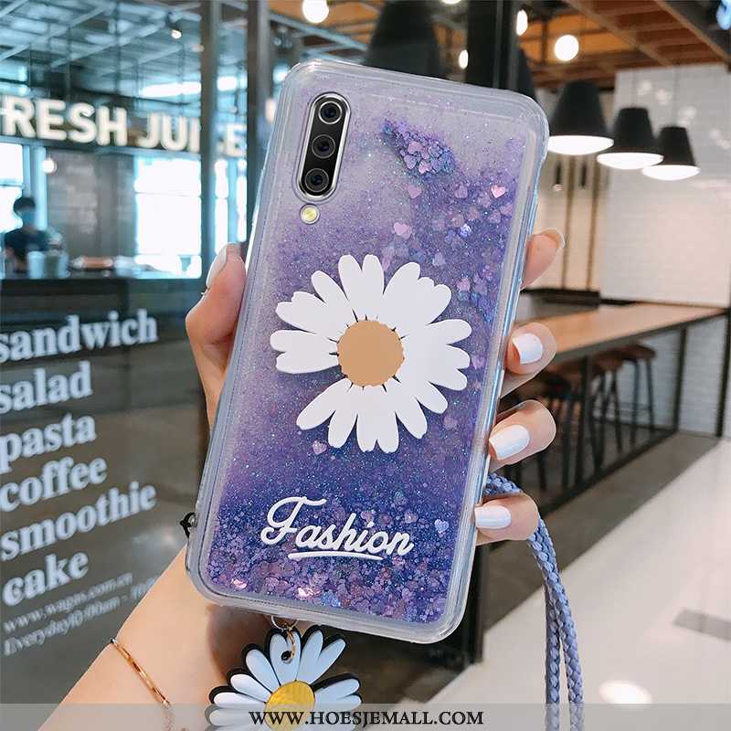 Hoes Xiaomi Mi 9 Se Hanger Persoonlijk Anti-fall Purper Siliconen All Inclusive Hoesje