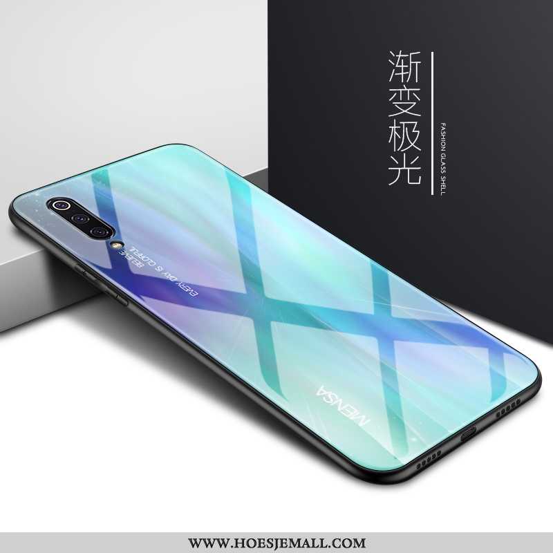 Hoesje Xiaomi Mi 9 Se Persoonlijk Scheppend Mini Eenvoudige Spiegel Trend Blauwe