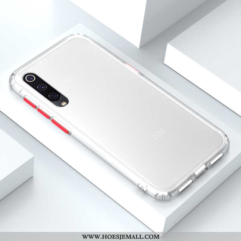 Hoes Xiaomi Mi 9 Siliconen Bescherming Hoesje Mini Rood Trend Licht