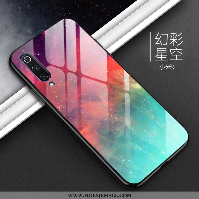 Hoes Xiaomi Mi 9 Trend Bescherming Mode Mobiele Telefoon Anti-fall Tempereren Glas Witte