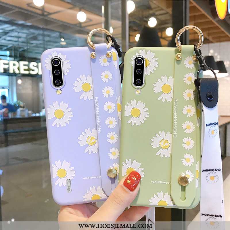 Hoesje Xiaomi Mi 9 Siliconen Bescherming Nieuw Hoes Hanger Purper Mini