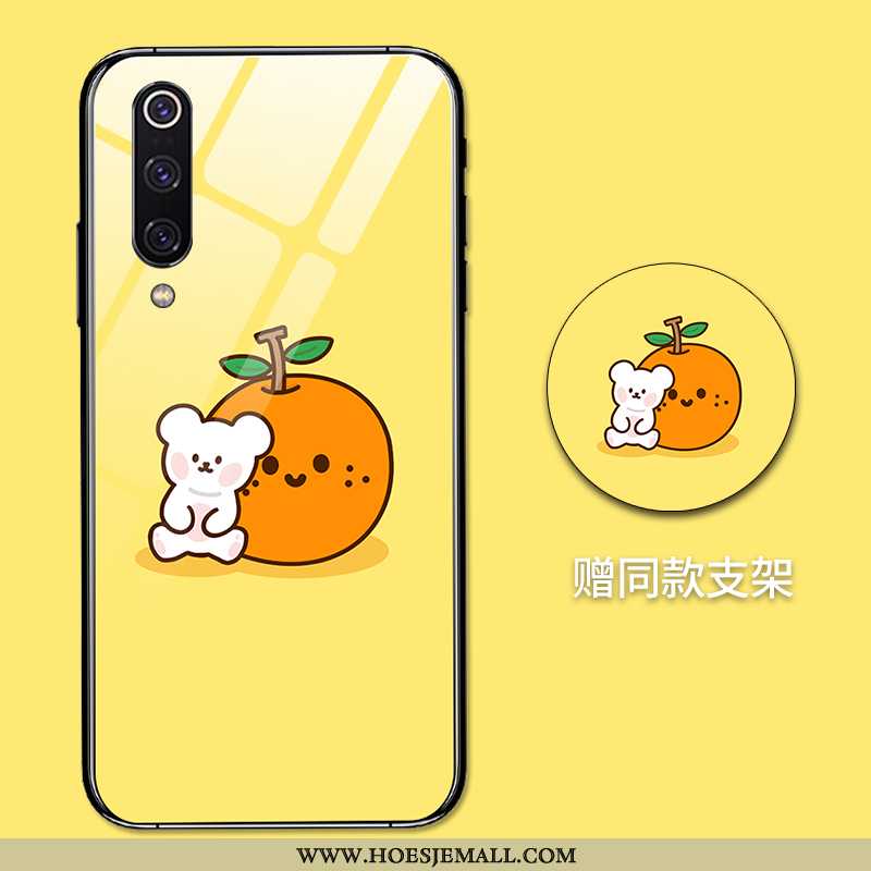 Hoesje Xiaomi Mi 9 Mooie Trend Persoonlijk Geel Lovers Hoes Scheppend