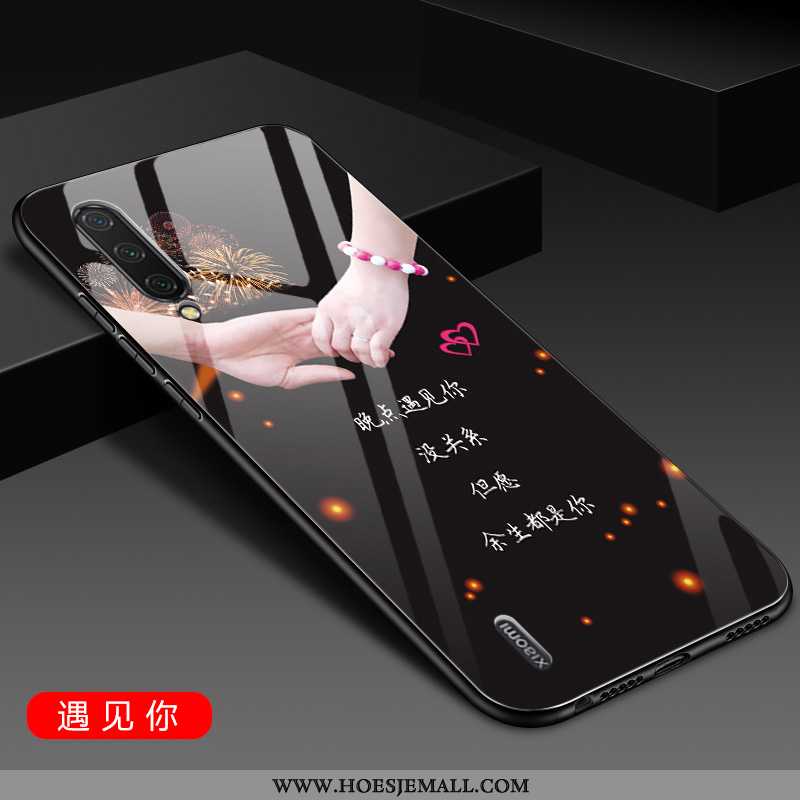 Hoesje Xiaomi Mi 9 Zacht Siliconen Mobiele Telefoon Hoes Net Red Nieuw Anti-fall Blauwe