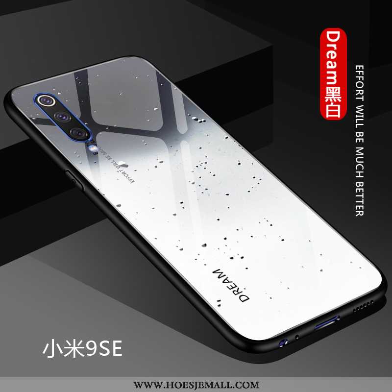 Hoesje Xiaomi Mi 9 Scheppend Trend Blauw Hoes Effen Kleur Zacht Blauwe