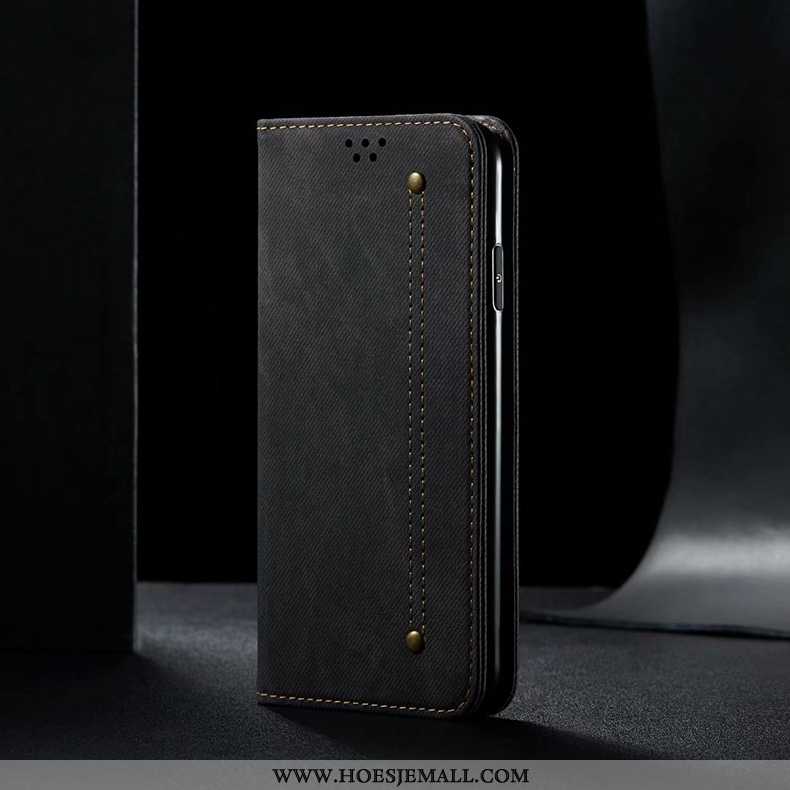 Hoes Xiaomi Mi 9 Bescherming Leren Hoesje Mobiele Telefoon Jeugd Mini Eenvoudige Bruin