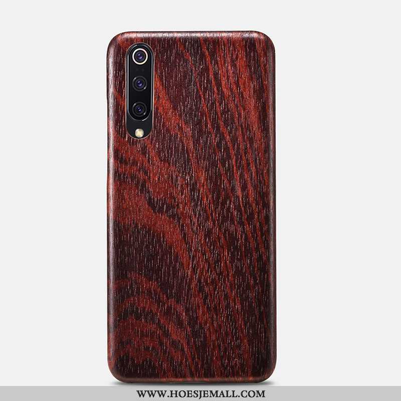 Hoesje Xiaomi Mi 9 Schrobben Hanger Mobiele Telefoon Bescherming Ring Patroon Hoes Bruine