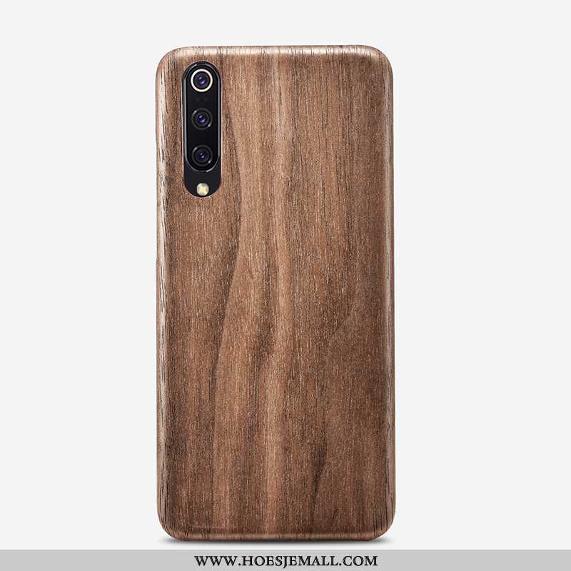 Hoesje Xiaomi Mi 9 Schrobben Hanger Mobiele Telefoon Bescherming Ring Patroon Hoes Bruine