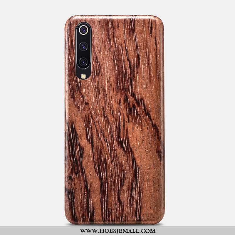 Hoesje Xiaomi Mi 9 Schrobben Hanger Mobiele Telefoon Bescherming Ring Patroon Hoes Bruine