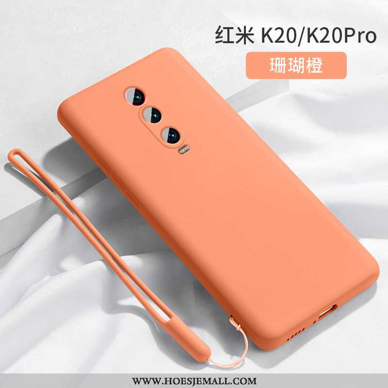 Hoesje Xiaomi Mi 9t Pro Schrobben Persoonlijk Rood Oranje Bescherming Anti-fall Dun