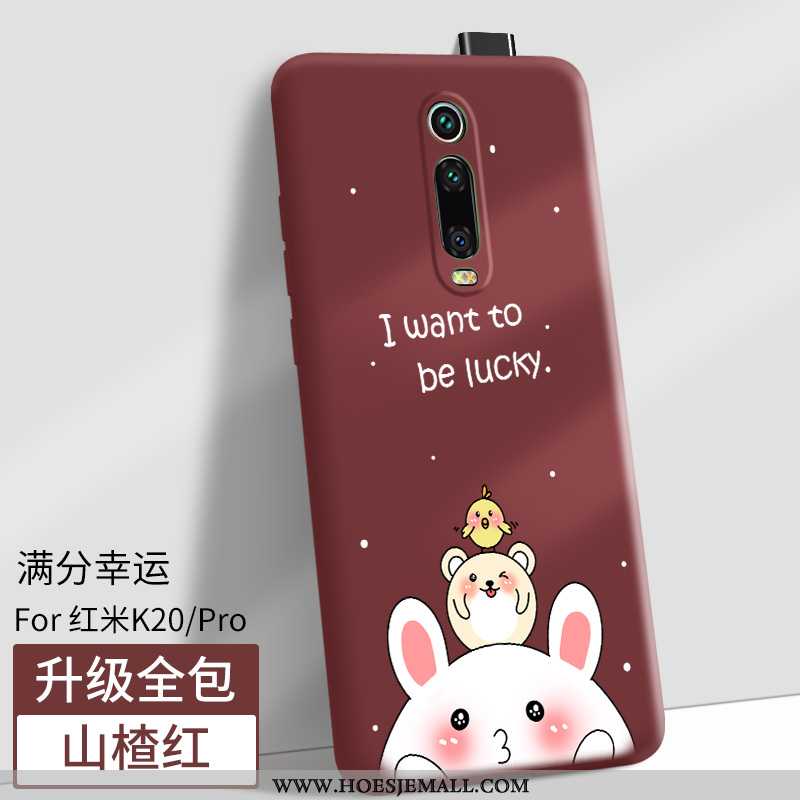 Hoesje Xiaomi Mi 9t Pro Zacht Siliconen All Inclusive Rood Mobiele Telefoon Dun Groen