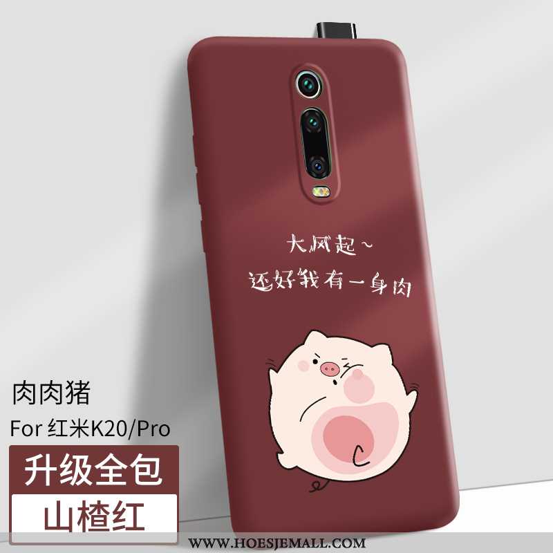 Hoesje Xiaomi Mi 9t Pro Zacht Siliconen All Inclusive Rood Mobiele Telefoon Dun Groen