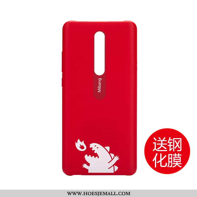 Hoesje Xiaomi Mi 9t Pro Mooie Trend Anti-fall Pas Grote Mode Bescherming Rood