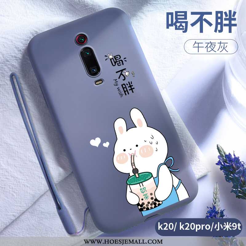 Hoesje Xiaomi Mi 9t Pro Zacht Siliconen Trend Mooie Hoes All Inclusive Grijs