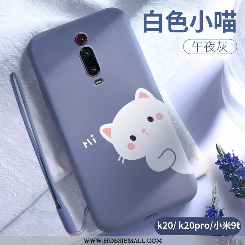 Hoesje Xiaomi Mi 9t Pro Zacht Siliconen Trend Mooie Hoes All Inclusive Grijs