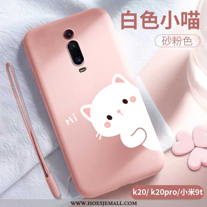 Hoesje Xiaomi Mi 9t Pro Zacht Siliconen Trend Mooie Hoes All Inclusive Grijs