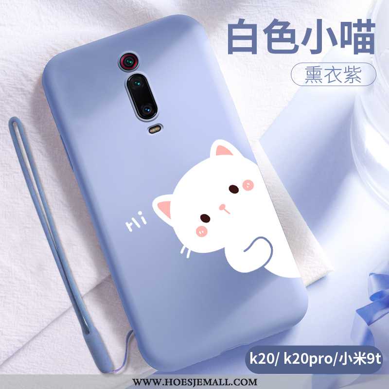 Hoesje Xiaomi Mi 9t Pro Zacht Siliconen Trend Mooie Hoes All Inclusive Grijs