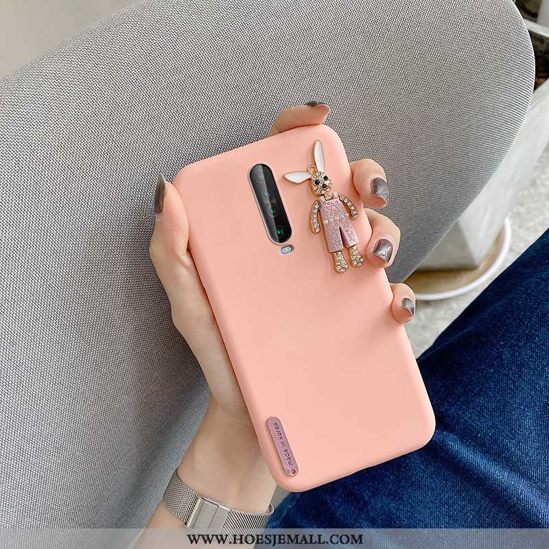 Hoes Xiaomi Mi 9t Pro Siliconen Bescherming Eenvoudige Hoesje Roze Konijn