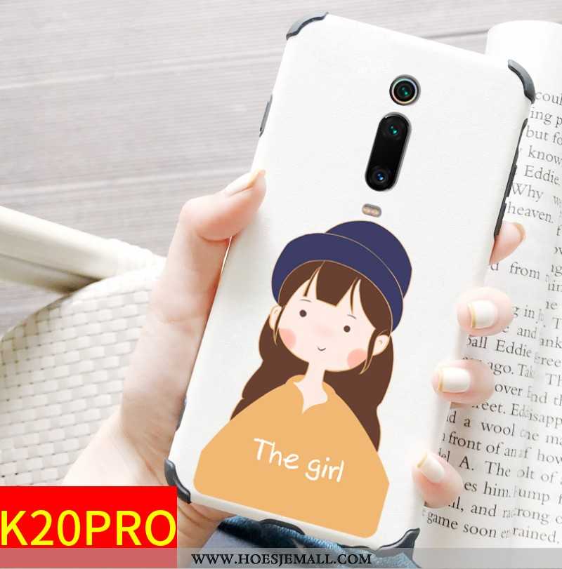 Hoes Xiaomi Mi 9t Pro Bescherming Scheppend Wit Wind Anti-fall Hoesje Witte