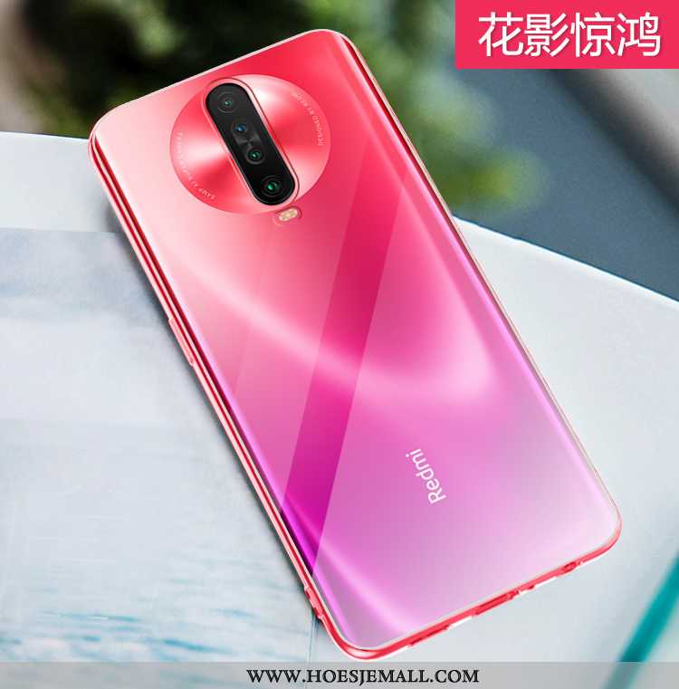 Hoesje Xiaomi Mi 9t Pro Siliconen Bescherming Rood Persoonlijk Hoes Scheppend Doorzichtig