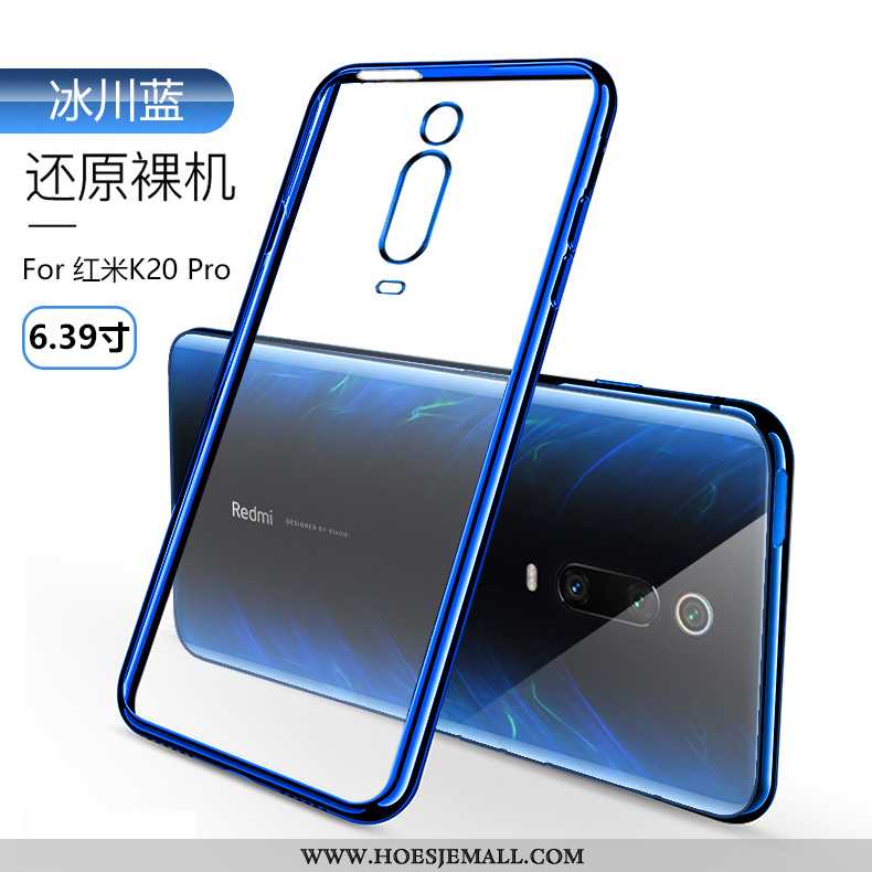 Hoesje Xiaomi Mi 9t Pro Siliconen Bescherming Rood Persoonlijk Hoes Scheppend Doorzichtig