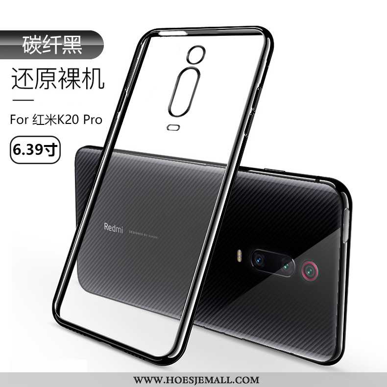 Hoesje Xiaomi Mi 9t Pro Siliconen Bescherming Rood Persoonlijk Hoes Scheppend Doorzichtig