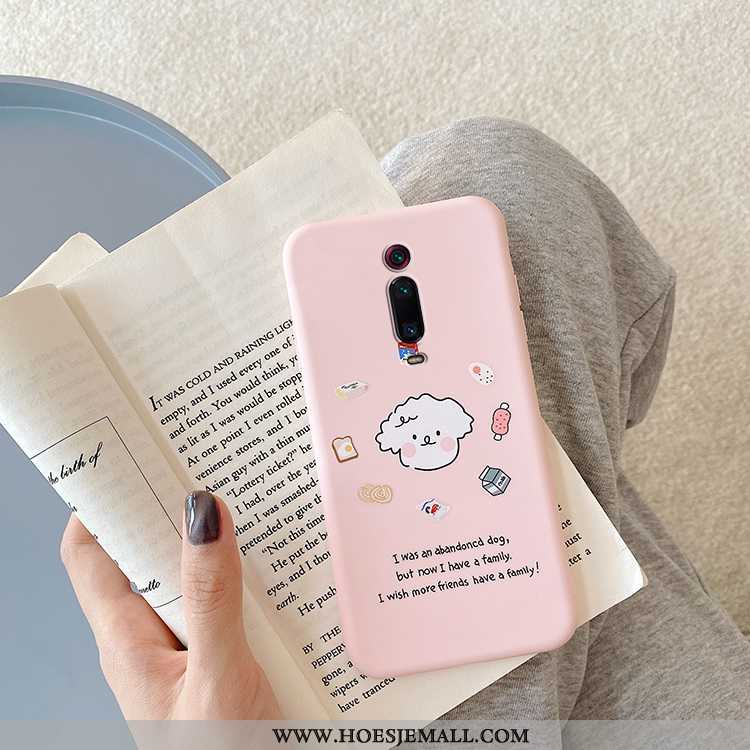 Hoesje Xiaomi Mi 9t Pro Zacht Siliconen Wit Mobiele Telefoon Rood Hoes Witte