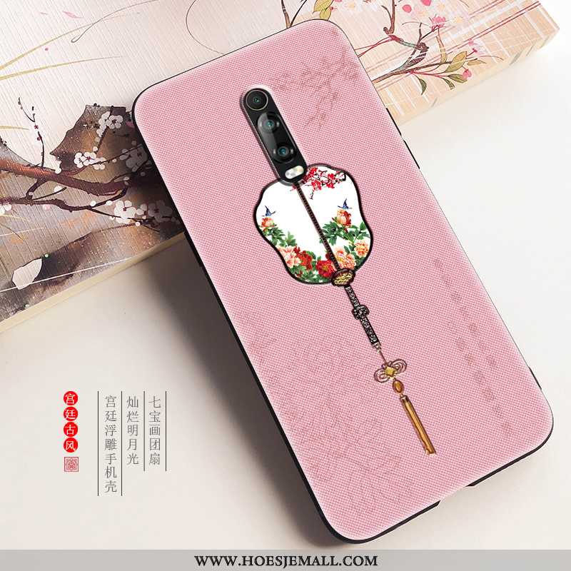 Hoes Xiaomi Mi 9t Pro Schrobben Persoonlijk Roze Anti-fall Super Paleis