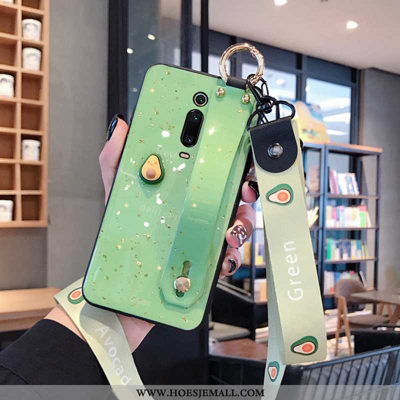 Hoesje Xiaomi Mi 9t Pro Bescherming Hanger Anti-fall Siliconen Scheppend Zacht Nieuw Groen