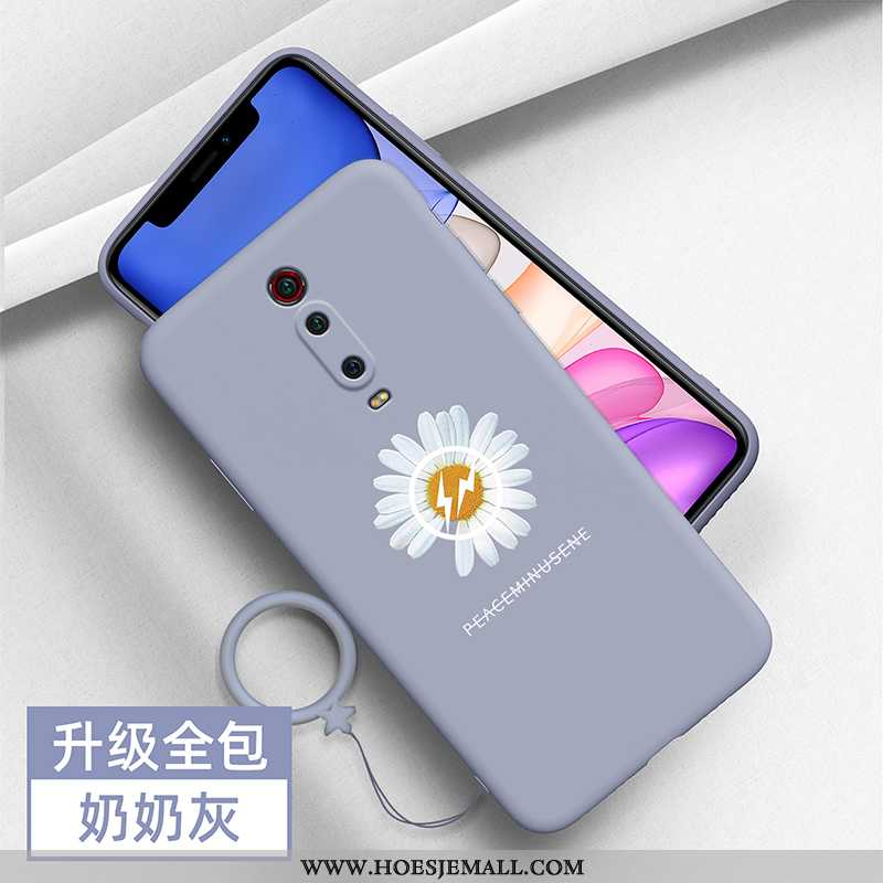 Hoes Xiaomi Mi 9t Pro Siliconen Bescherming Hoesje Eenvoudige Anti-fall All Inclusive Scheppend Grij