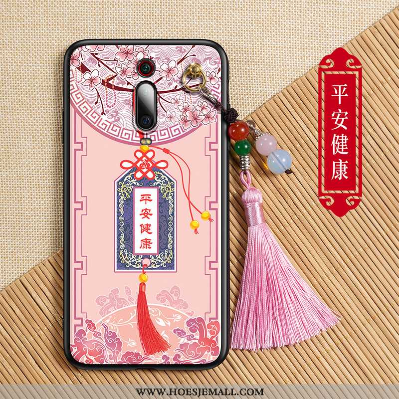 Hoesje Xiaomi Mi 9t Pro Trend Zacht Hoes Rood Bescherming Mobiele Telefoon All Inclusive Blauwe