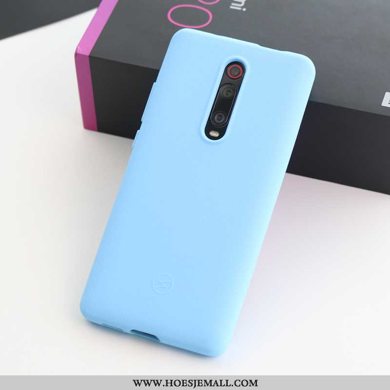 Hoes Xiaomi Mi 9t Pro Zacht Siliconen Anti-fall Comfortabel Dikke Mobiele Telefoon Antislip Blauwe