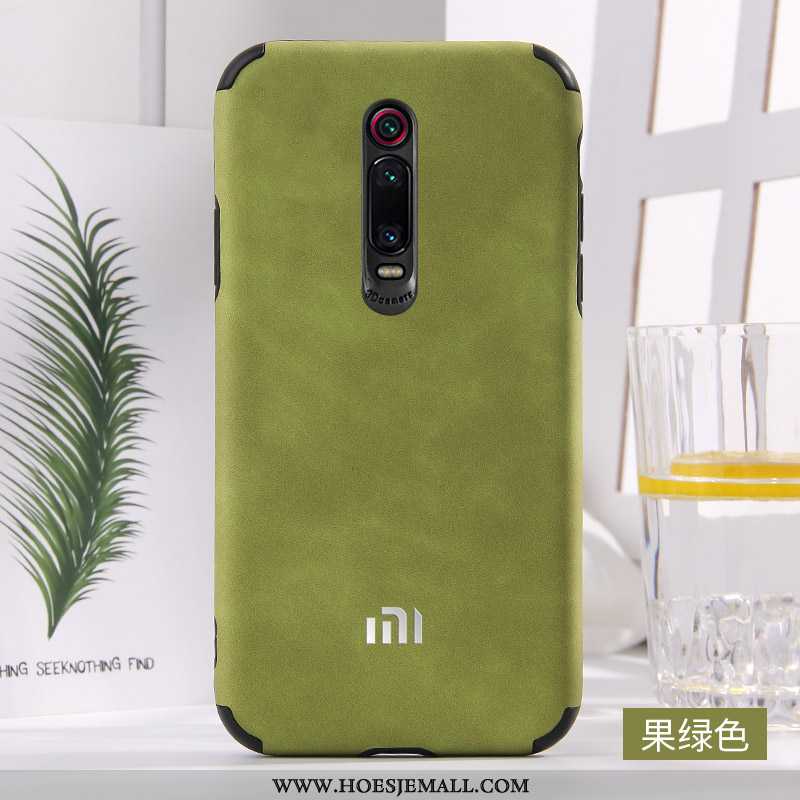 Hoes Xiaomi Mi 9t Pro Leer Zacht Anti-fall Nieuw Blauw Mobiele Telefoon Blauwe