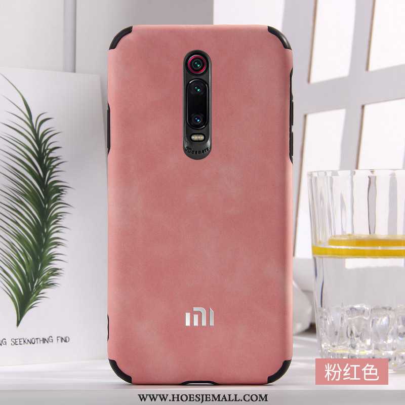 Hoes Xiaomi Mi 9t Pro Leer Zacht Anti-fall Nieuw Blauw Mobiele Telefoon Blauwe