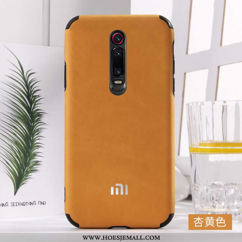 Hoes Xiaomi Mi 9t Pro Leer Zacht Anti-fall Nieuw Blauw Mobiele Telefoon Blauwe