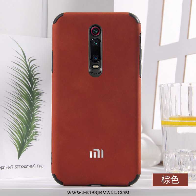 Hoes Xiaomi Mi 9t Pro Leer Zacht Anti-fall Nieuw Blauw Mobiele Telefoon Blauwe