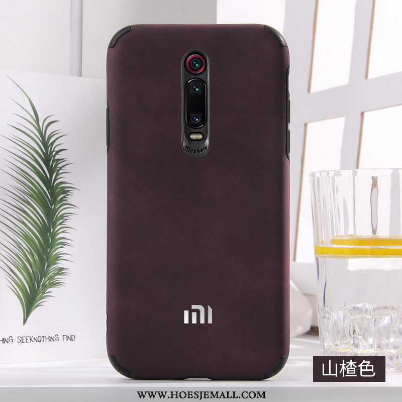 Hoes Xiaomi Mi 9t Pro Leer Zacht Anti-fall Nieuw Blauw Mobiele Telefoon Blauwe