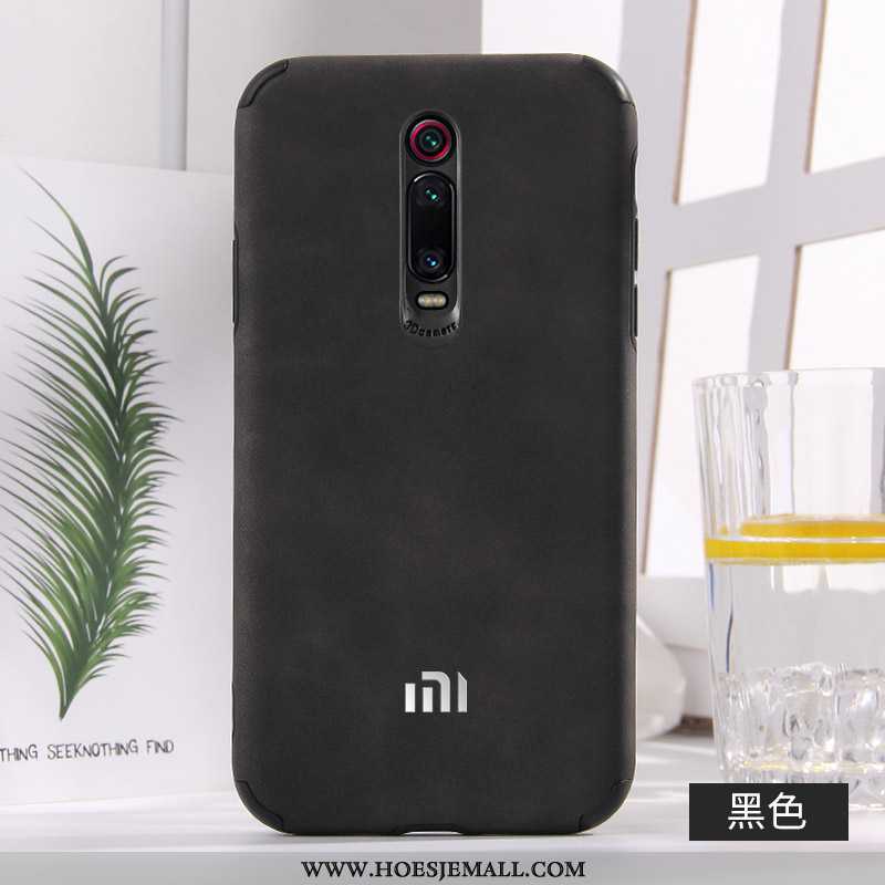 Hoes Xiaomi Mi 9t Pro Leer Zacht Anti-fall Nieuw Blauw Mobiele Telefoon Blauwe