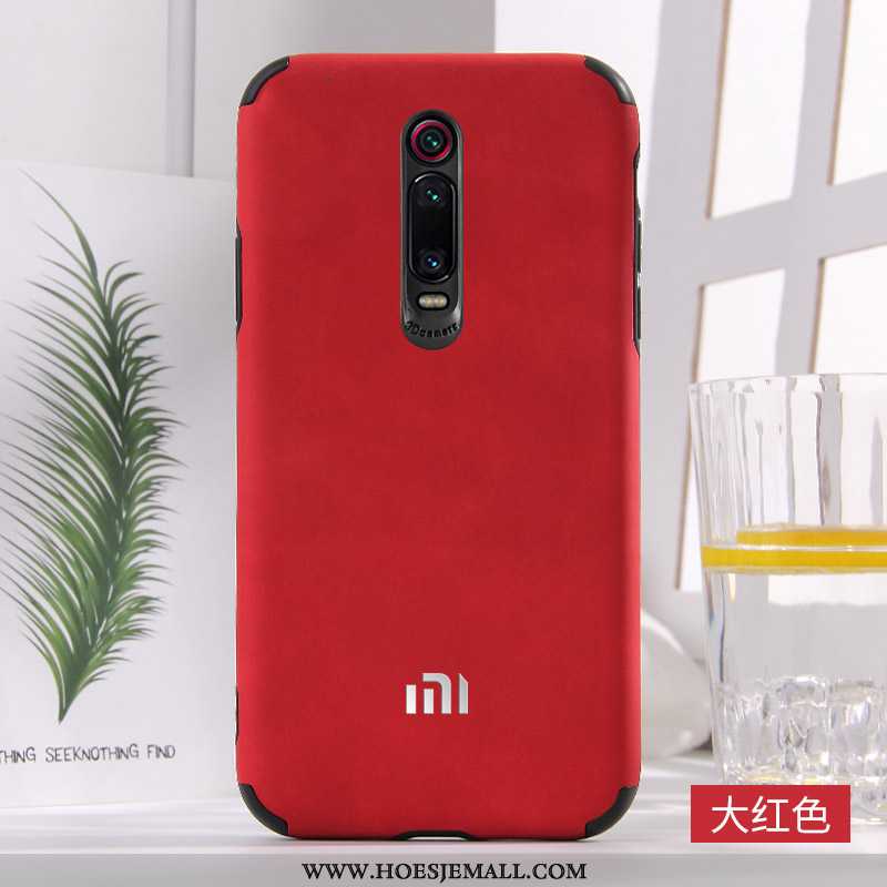 Hoes Xiaomi Mi 9t Pro Leer Zacht Anti-fall Nieuw Blauw Mobiele Telefoon Blauwe