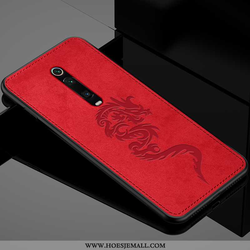 Hoesje Xiaomi Mi 9t Pro Patroon Super Persoonlijk Grijs Rood Antislip Mobiele Telefoon