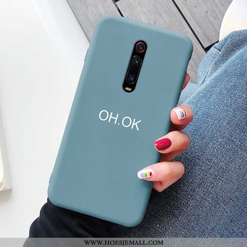 Hoesje Xiaomi Mi 9t Pro Bescherming Persoonlijk Trend Anti-fall Eenvoudige Mini Groen