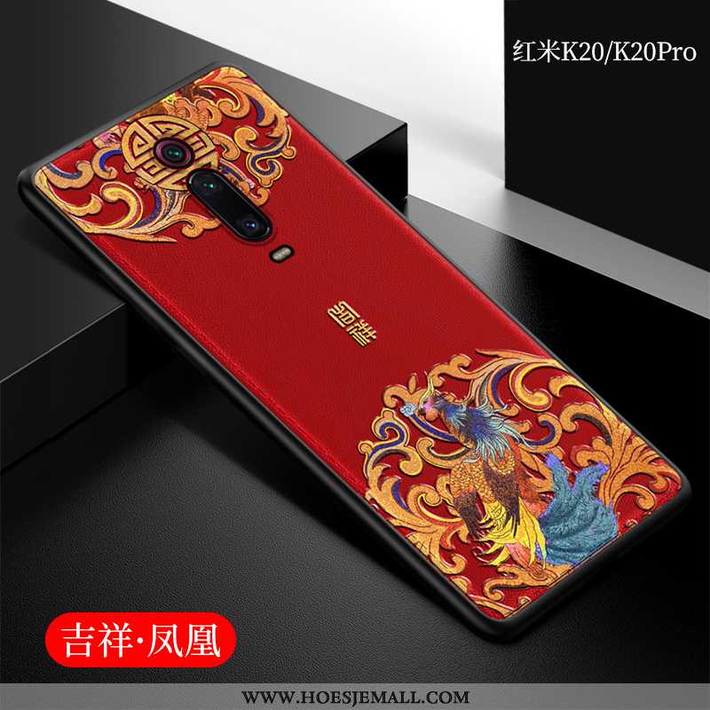 Hoesje Xiaomi Mi 9t Pro Siliconen Bescherming All Inclusive Reliëf Anti-fall Mobiele Telefoon Groen