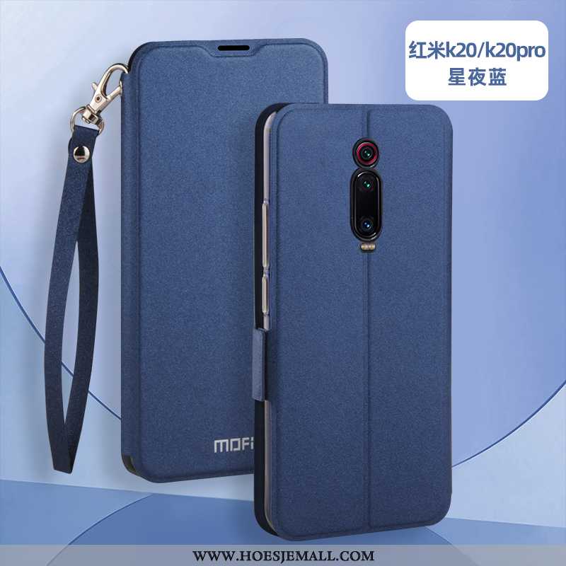 Hoesje Xiaomi Mi 9t Pro Leren Siliconen Hoes Clamshell Mini Zwart Bescherming Zwarte