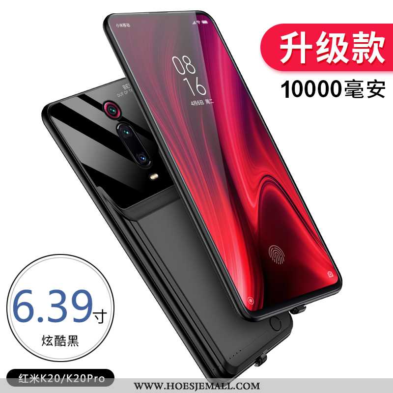 Hoesje Xiaomi Mi 9t Pro Bescherming Rood Mobiele Telefoon Hoes Zwart Zwarte