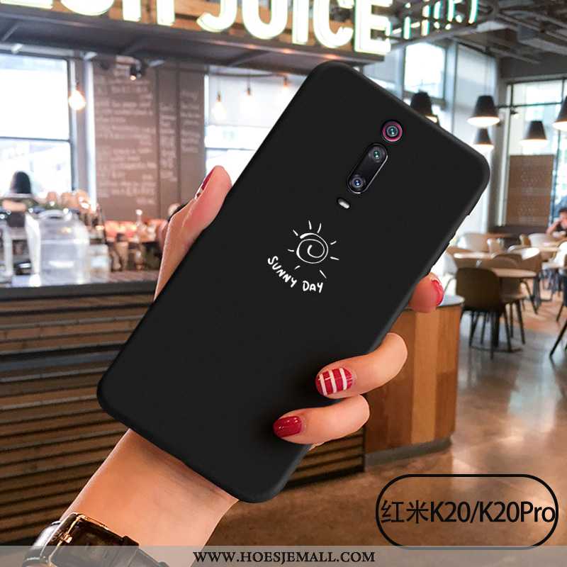 Hoesje Xiaomi Mi 9t Pro Bescherming Trend Hoes Zwart Anti-fall Rood Mobiele Telefoon Zwarte