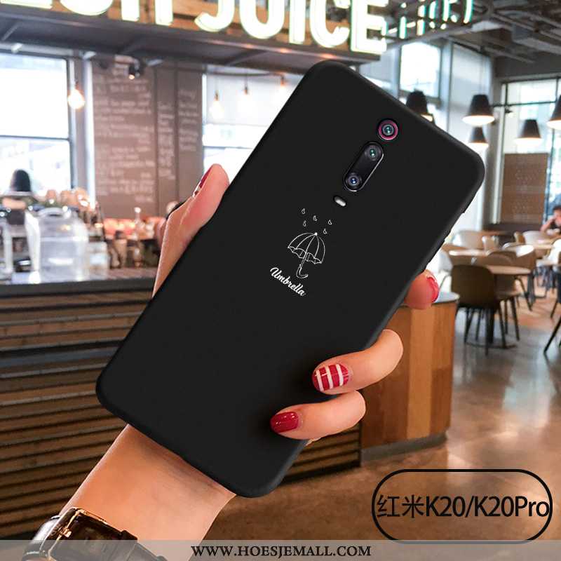 Hoesje Xiaomi Mi 9t Pro Bescherming Trend Hoes Zwart Anti-fall Rood Mobiele Telefoon Zwarte