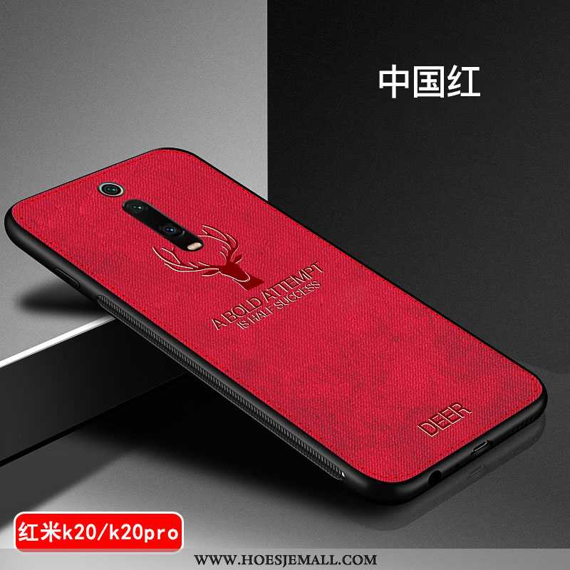 Hoes Xiaomi Mi 9t Scheppend Patroon Siliconen Dun Lovers Nieuw Hoesje Rood