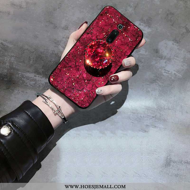 Hoesje Xiaomi Mi 9t Mode Scheppend Dun Anti-fall Net Red Zacht Rood Groen